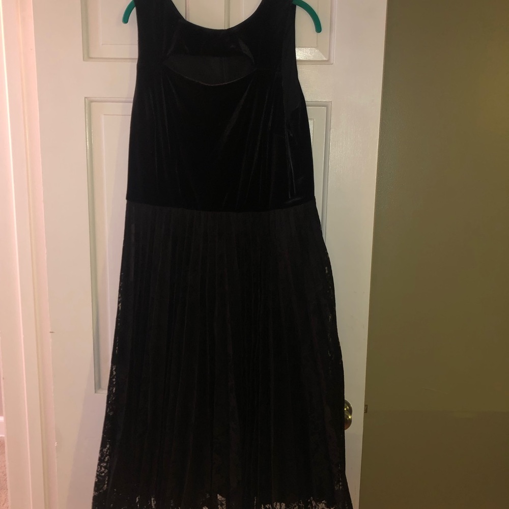 Lace cut out dress